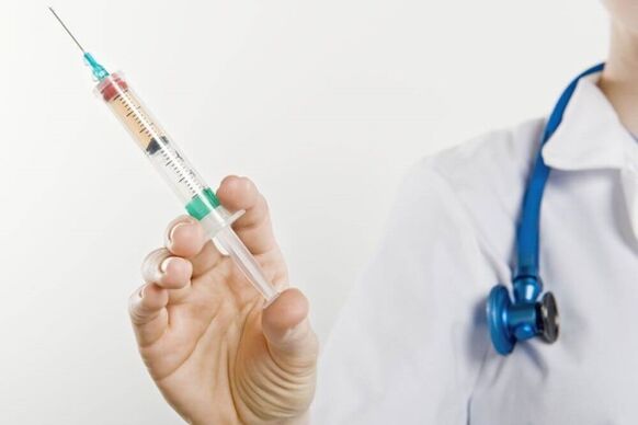iniezione per trattare la prostatite